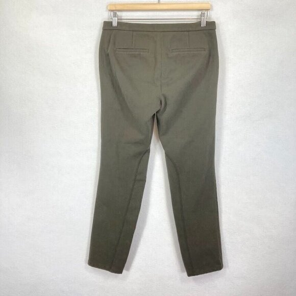 Talbots Dalton Equestrian Jodhpur Cropped Riding Pants Olive Green Size 6 - Picture 4 of 6